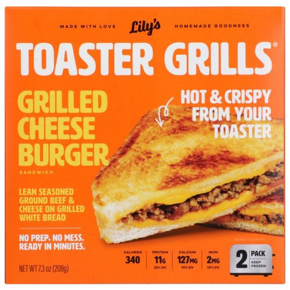 Lilys Toaster Grills Grilled Ham And Cheese Sandwich, 7 Ounce -- 8 Per Case