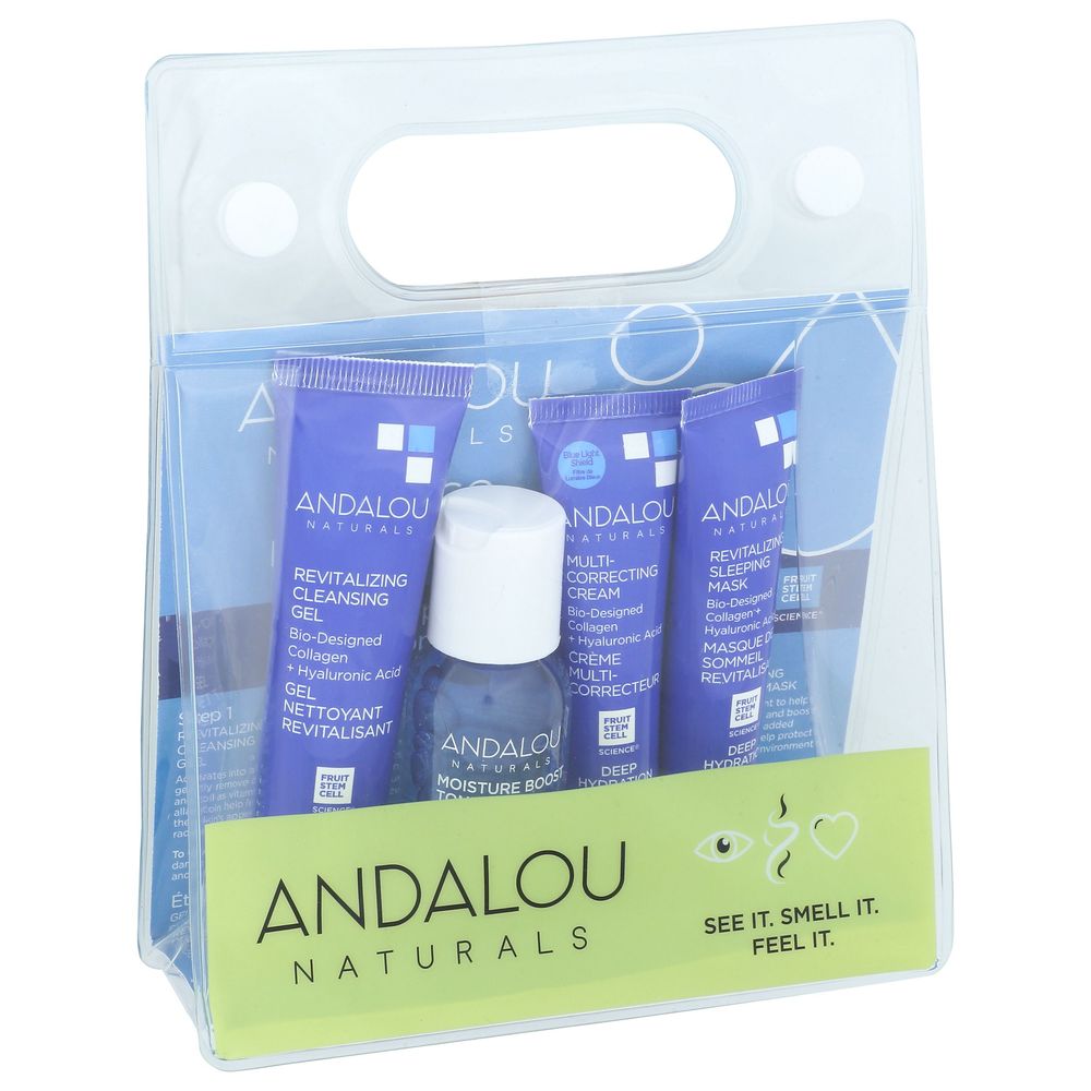 Andalou Naturals On The Go Essentials - The Deep Hydration Routine, 4 Count