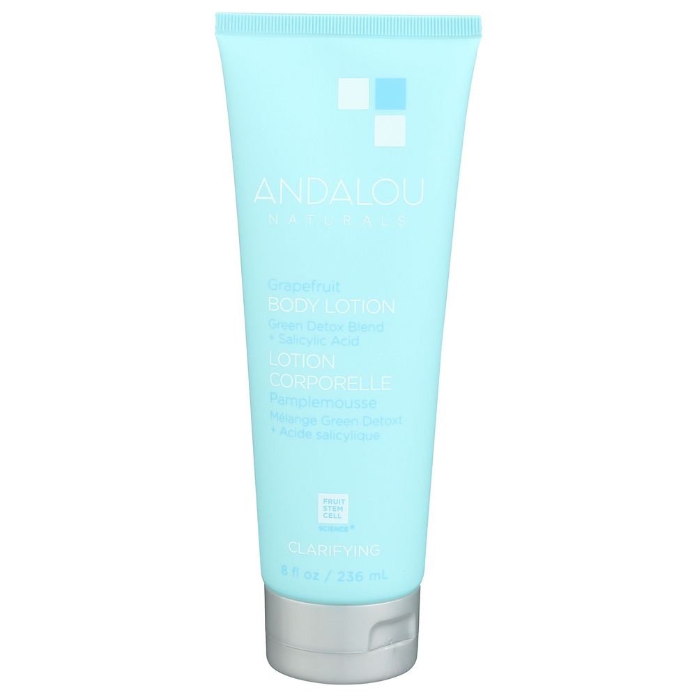 Andalou Naturals Clarifying Salicylic Acid Grapefruit Body Lotion, 8 Ounce