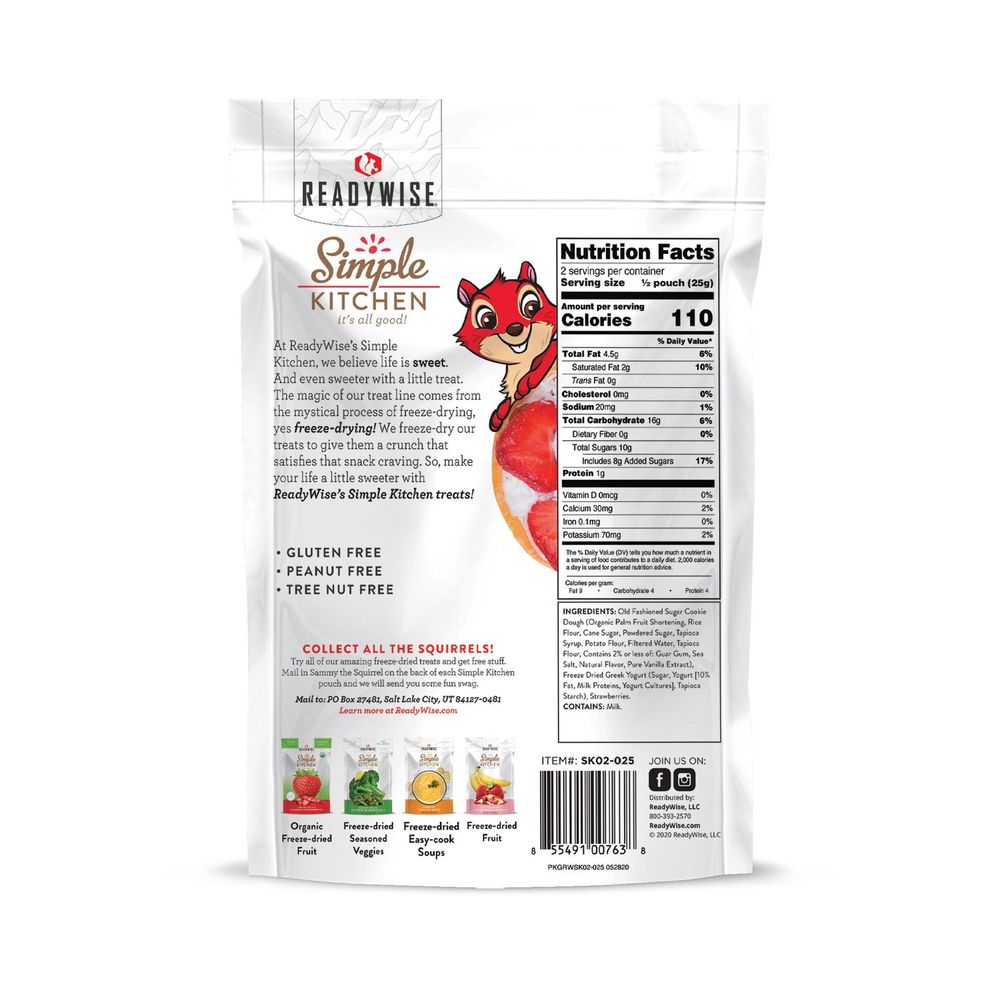 Simple Kitchen Freeze-dried Strawberry Yogurt Tart, 1.8 Ounce -- 6 Per Case