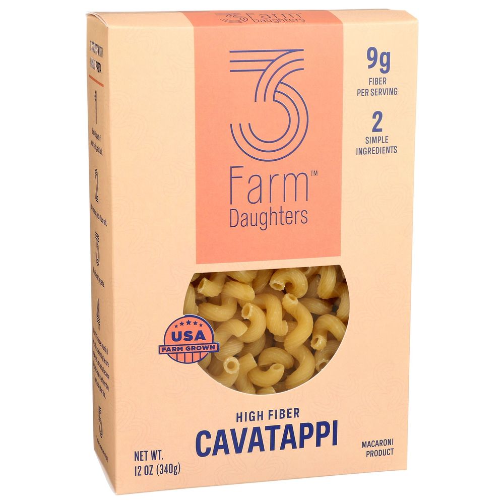 3 Farm Daughters Cavatappi Pasta, 12 Ounce -- 8 Per Case