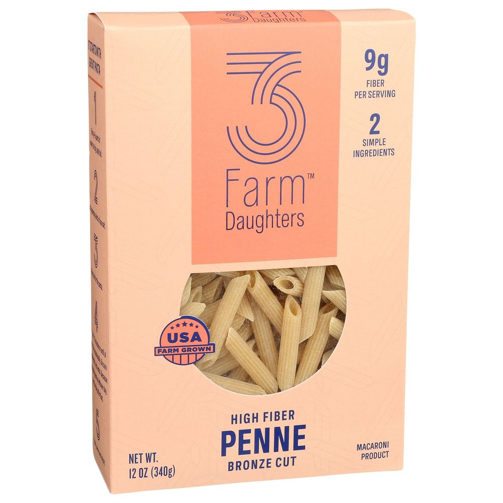 3 Farm Daughters Penne Pasta, 12 Ounce -- 8 Per Case