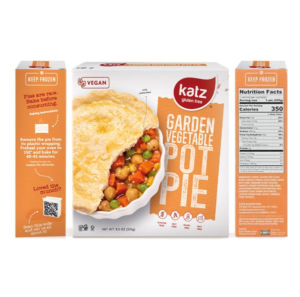 Katz Gluten Free Garden Vegetable Pot Pie, 9 Ounce -- 6 Per Case