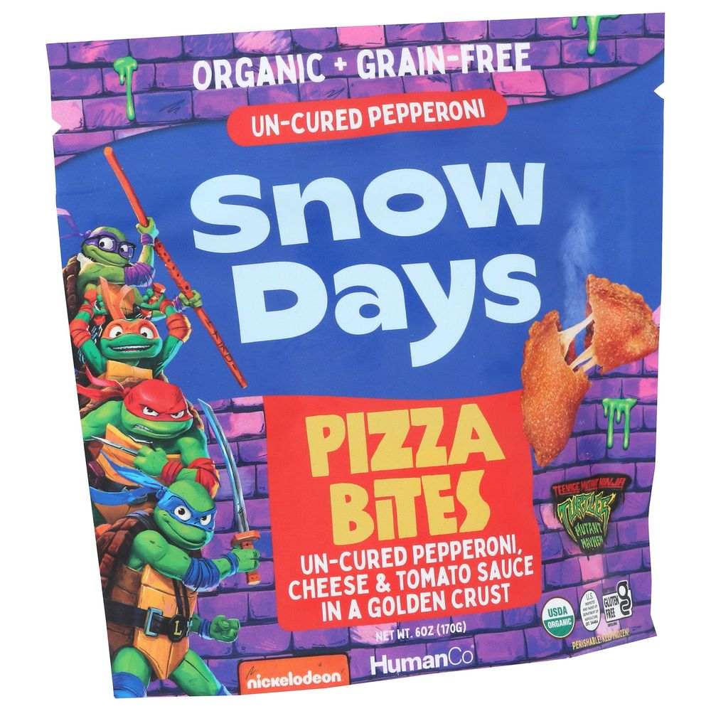 Snow Days Organic Uncured Pepperoni Pizza Bites, 6 Ounce -- 6 Per Case