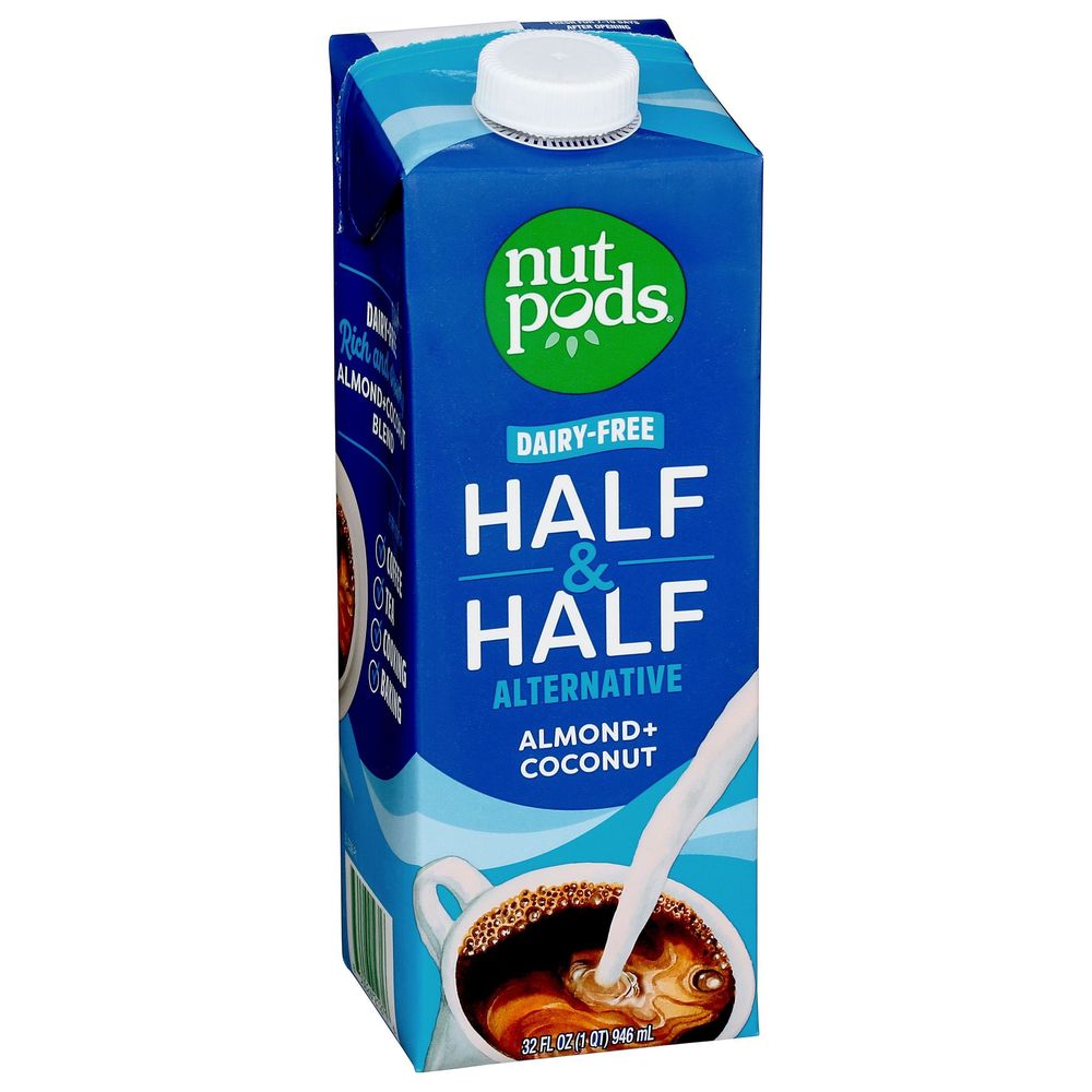 Nutpods Dairy Free Almond Coconut Half And Half Alternative, 32 Fluid Ounce -- 6 Per Case