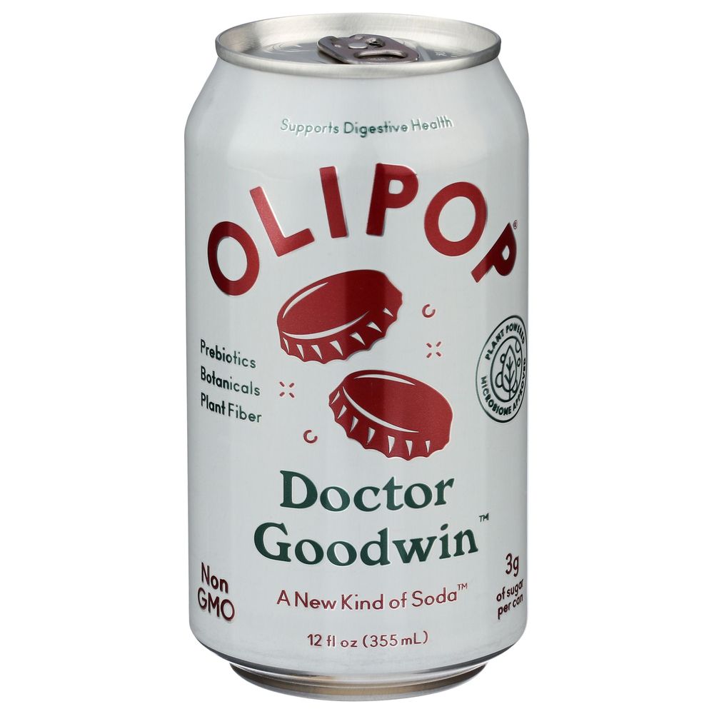 Olipop Doctor Goodwin Soda, 12 Fluid Ounce -- 12 Per Case