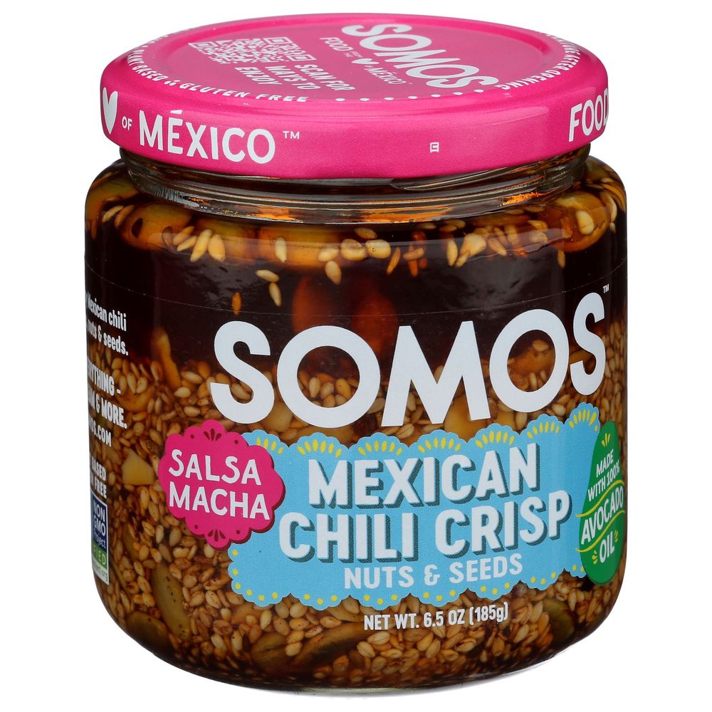 Somos Mexican Chili Crisp Nuts And Seeds Salsa Macha, 6.5 Ounce -- 6 Per Case