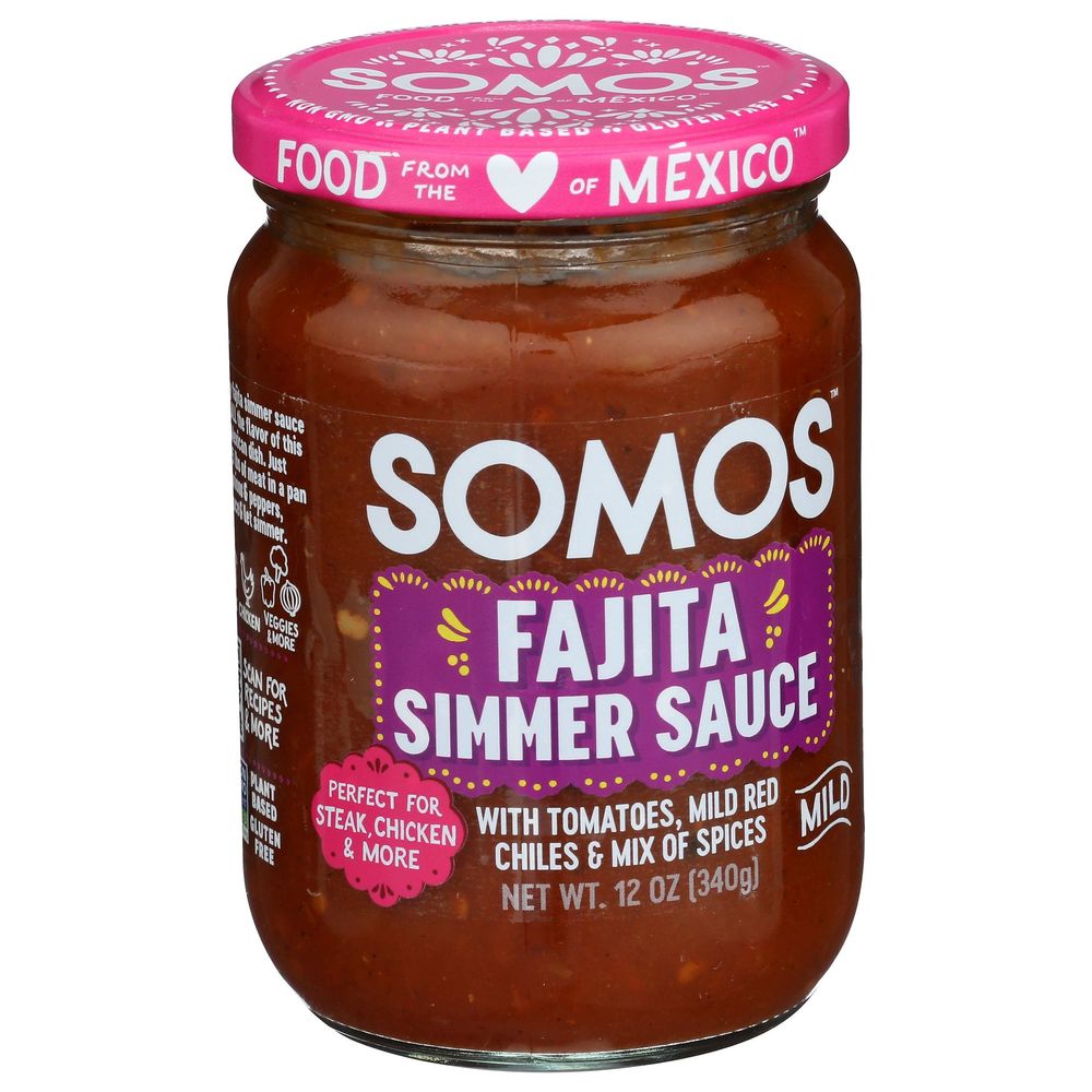 Somos Mild Fajita Simmer Sauce, 12 Fluid Ounce -- 6 Per Case