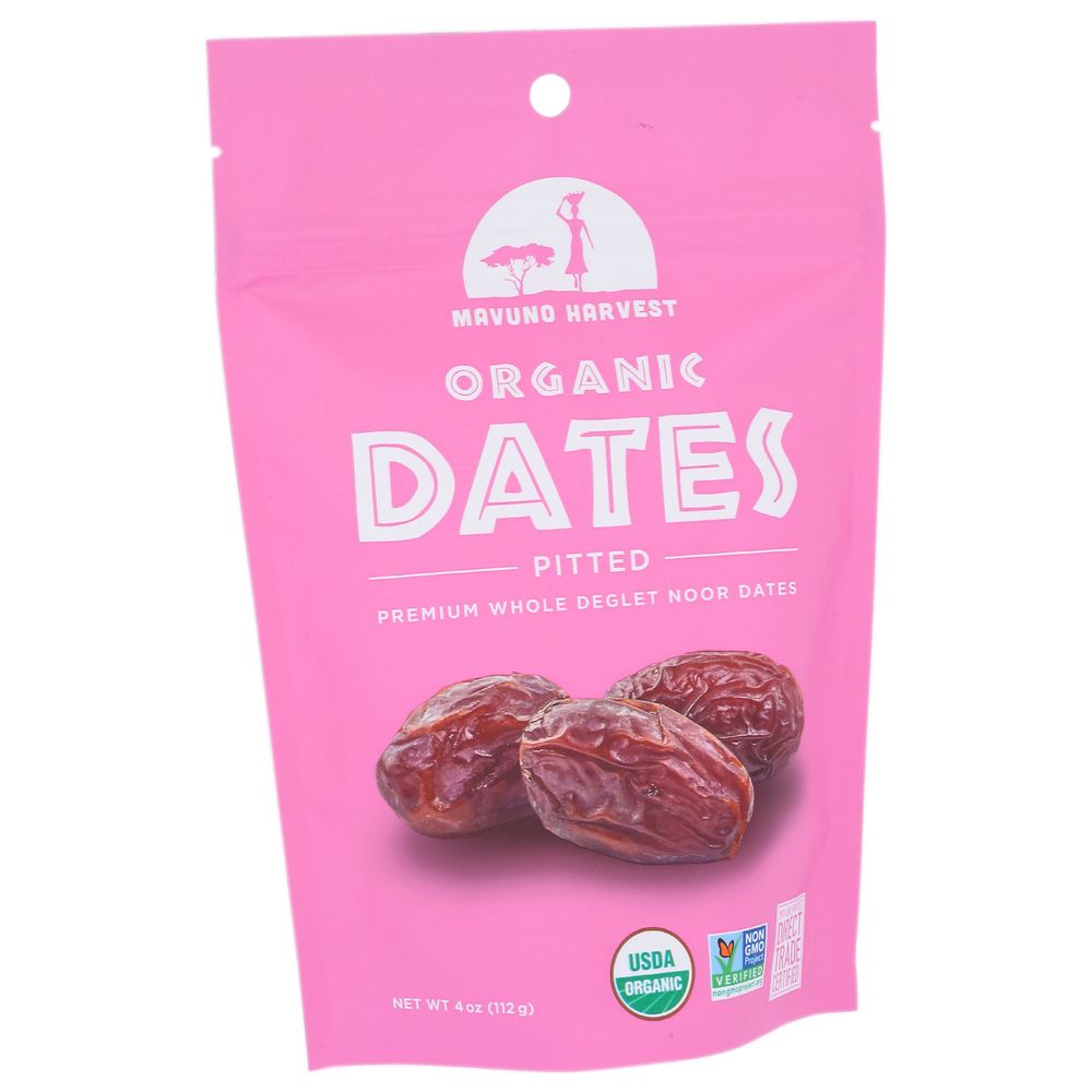 Mavuno Harvest Organic Pitted Dates, 4 Ounce -- 6 Per Case