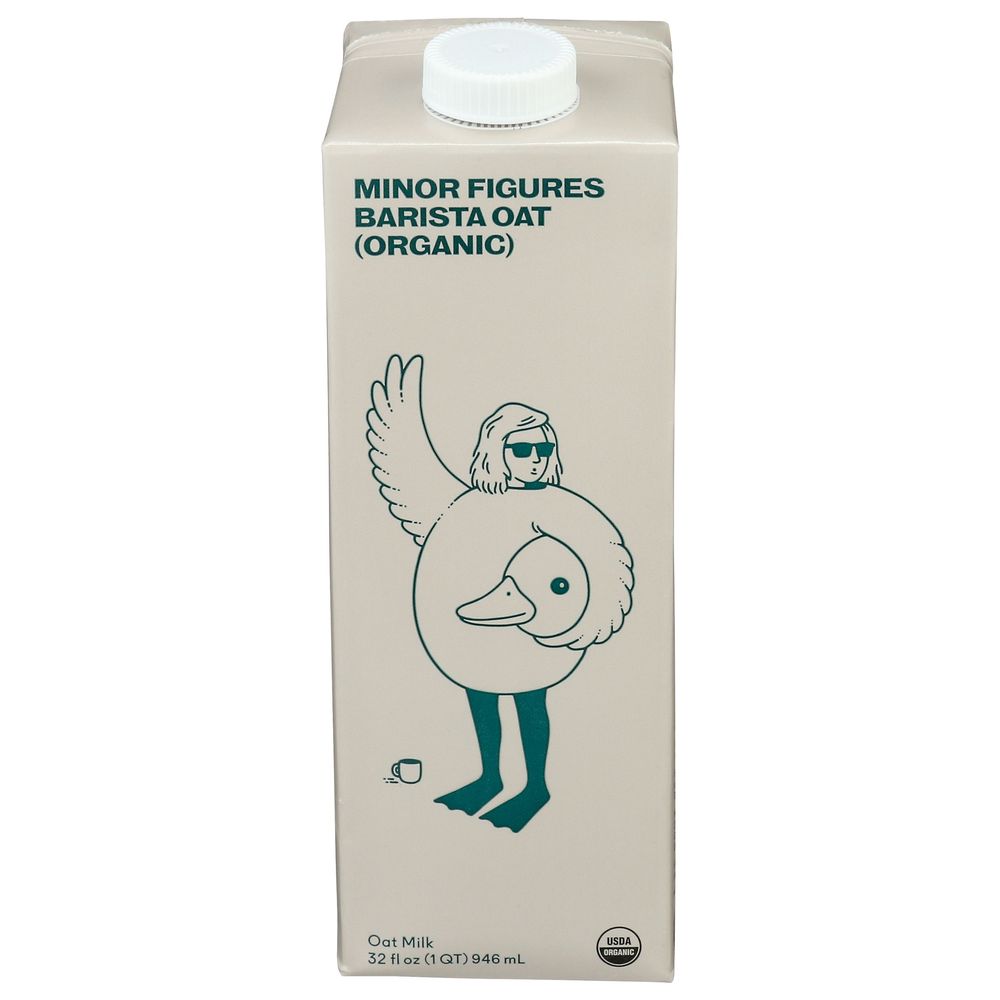 Minor Figures Organic Barista Oat Milk, 32 Fluid Ounce -- 6