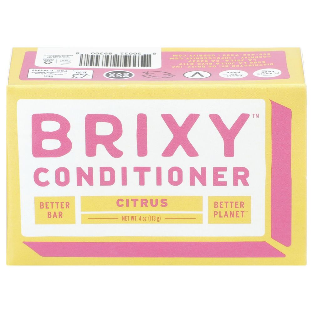 Brixy Citrus Conditioner Bar, 4 Ounce -- 3 Per Case