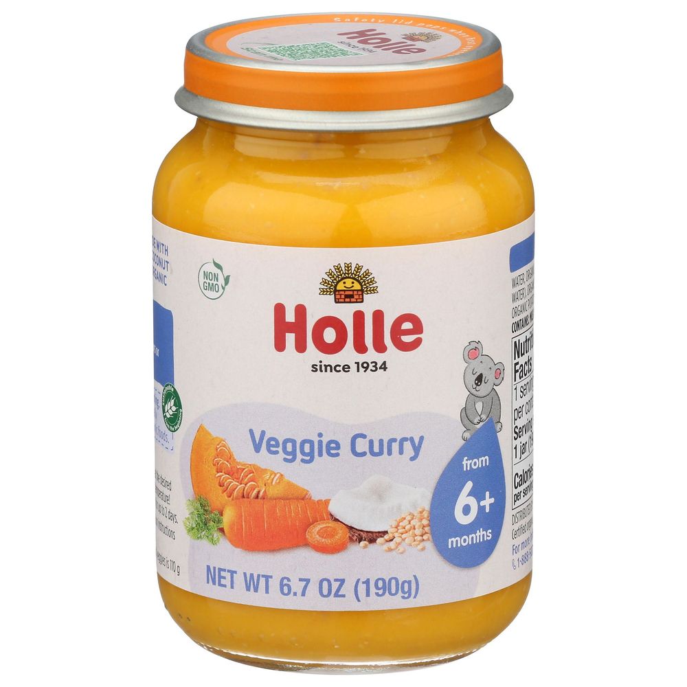 Holle Vegetable Curry, 6.7 Ounce -- 6 per case
