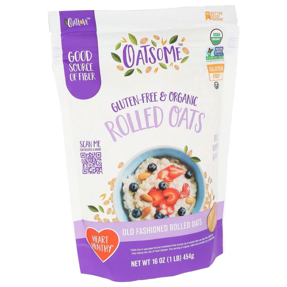 Oatsome Old Fashioned Rolled Oats, 1 Pound -- 6 Per Case