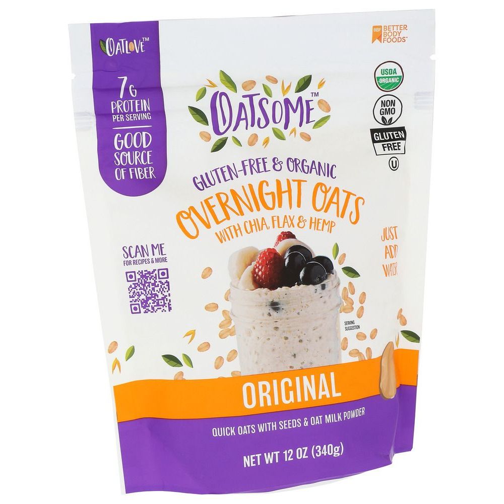Oatsome Original Overnight Oats, 12 Ounce -- 6 Per Case