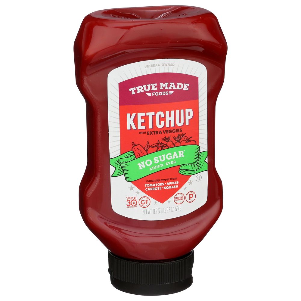 True Made Foods No Sugar Ketchup, 18.5 Ounce -- 6 Per Case