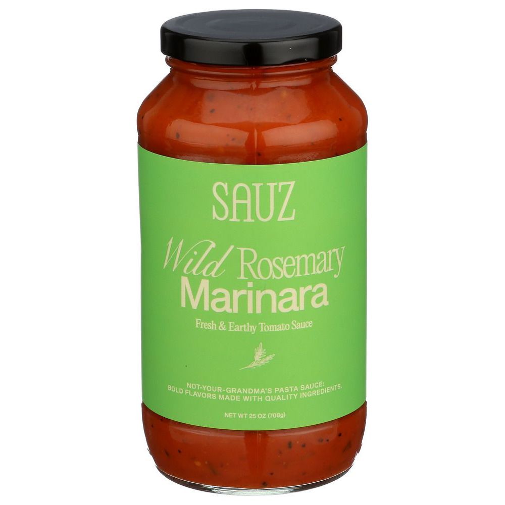 Sauz Wild Rosemary Marinara Sauce, 25 Ounce -- 6 per case