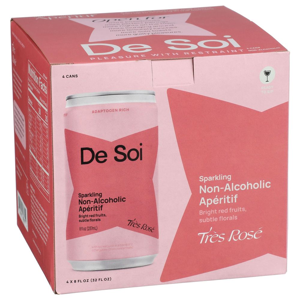 De Soi Tres Rose, 32 Fluid Ounce -- 6 Per Case