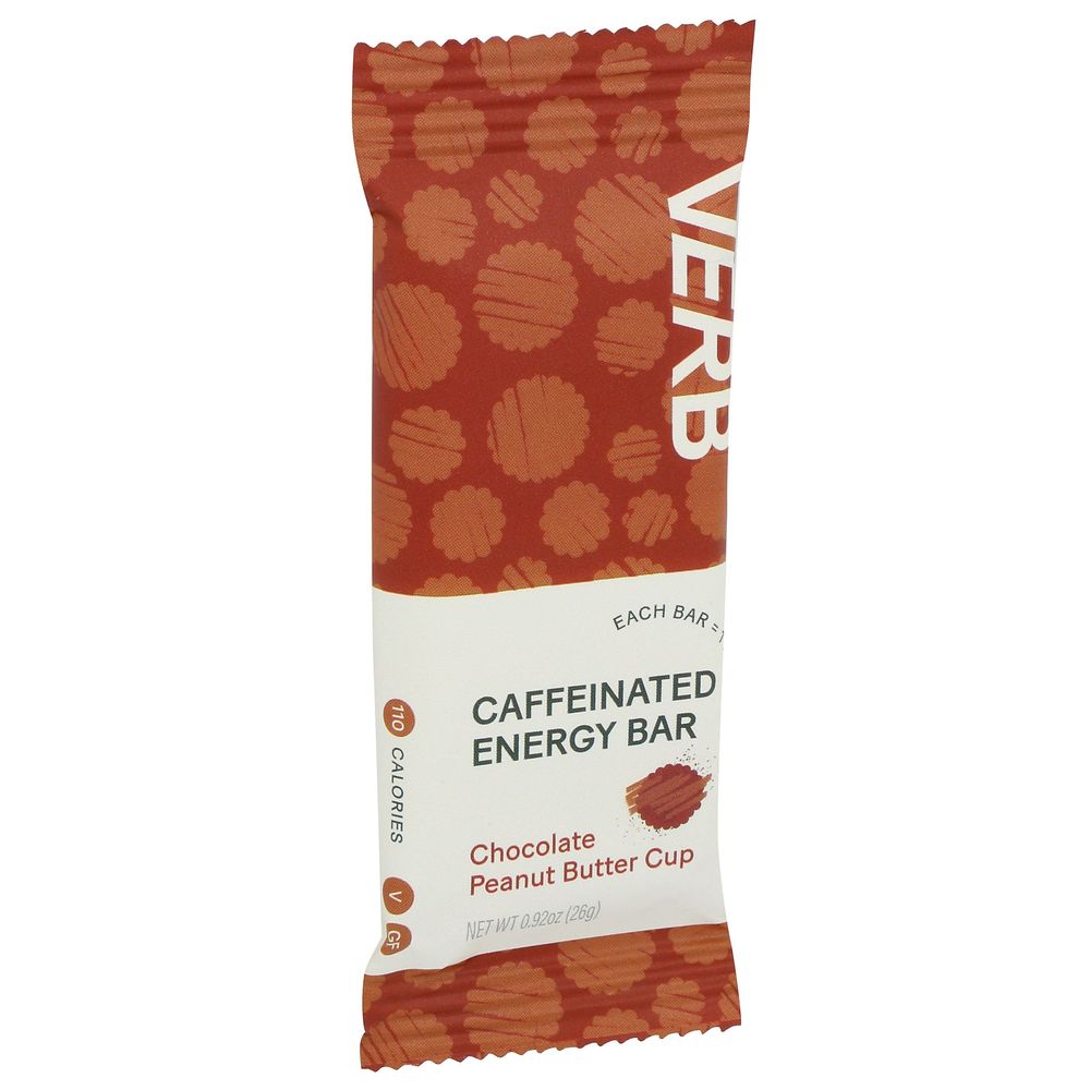 Verb Chocolate Peanut Butter Cup Energy Bar, 0.92 Ounce -- 16 Per Case