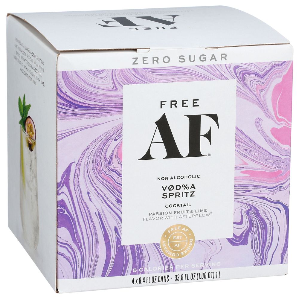 Free Af Vodka Spritz Cocktail Mixer, 1 Liter -- 6 Per Case