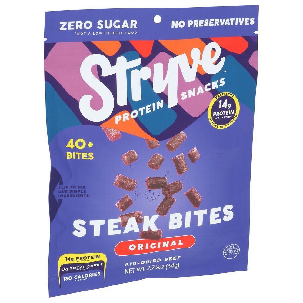 Stryve Original Steak Bites, 2.25 Ounce -- 8 Per Case
