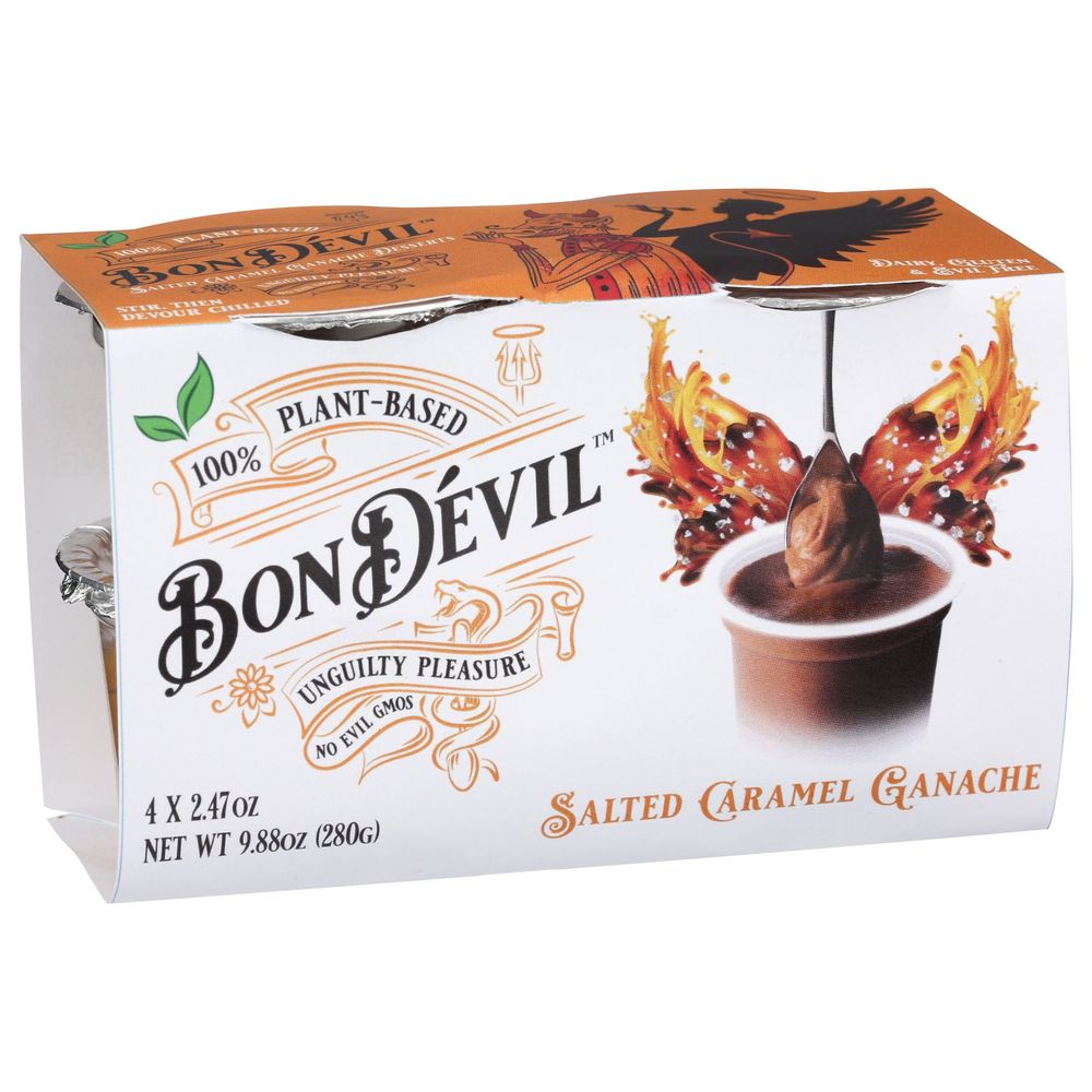 Bon Devil Salted Caramel Ganaches, 9.88 Ounce -- 6 Per Case