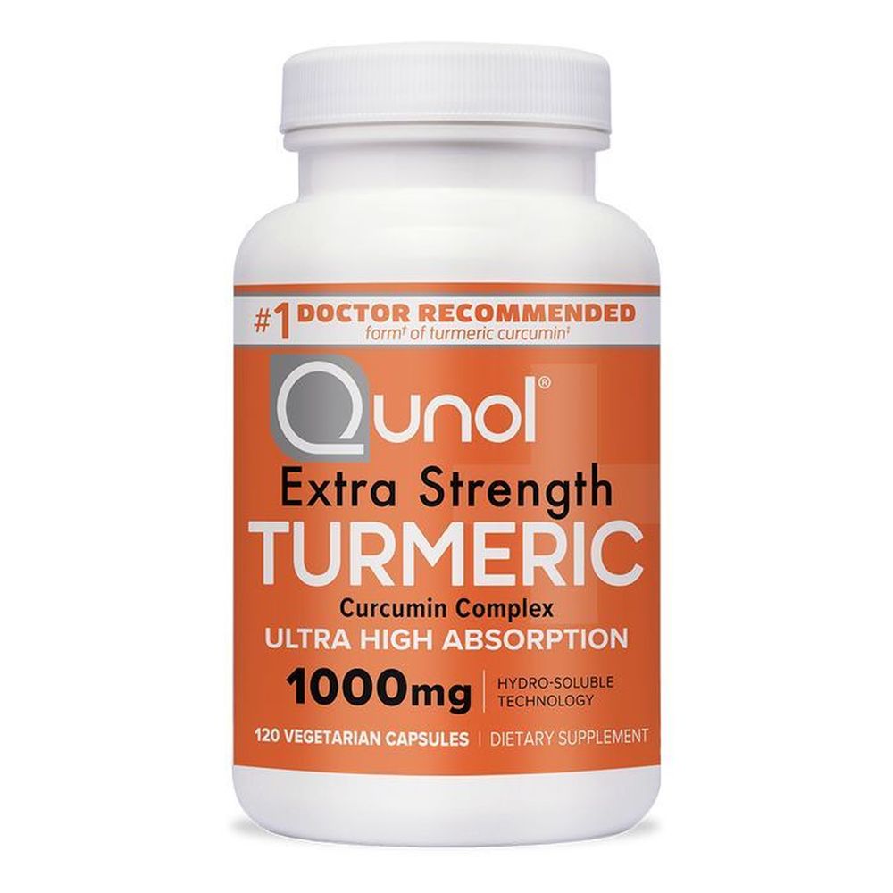 Qunol Extra Strength Turmeric Vegetarian Capsules, 120 Count
