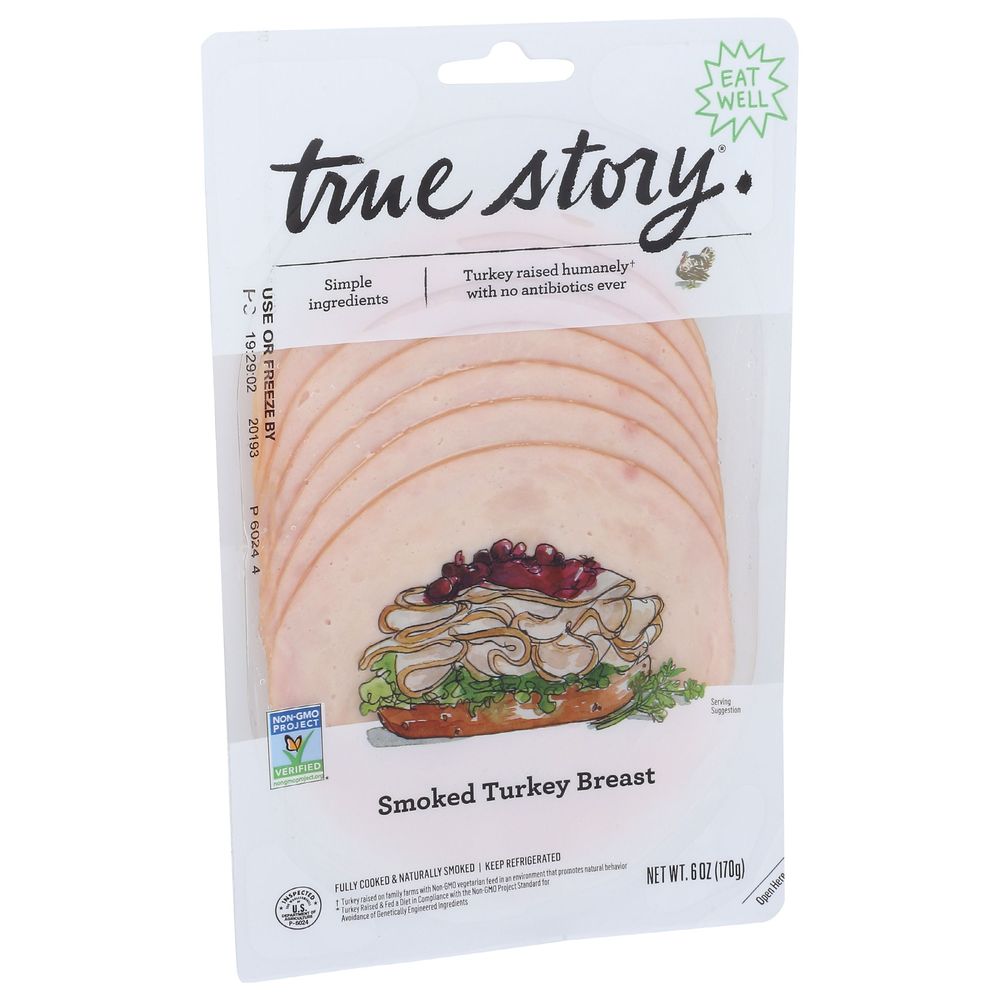 True Story Smoked Turkey Breast, 6 Ounce -- 12 Per Case