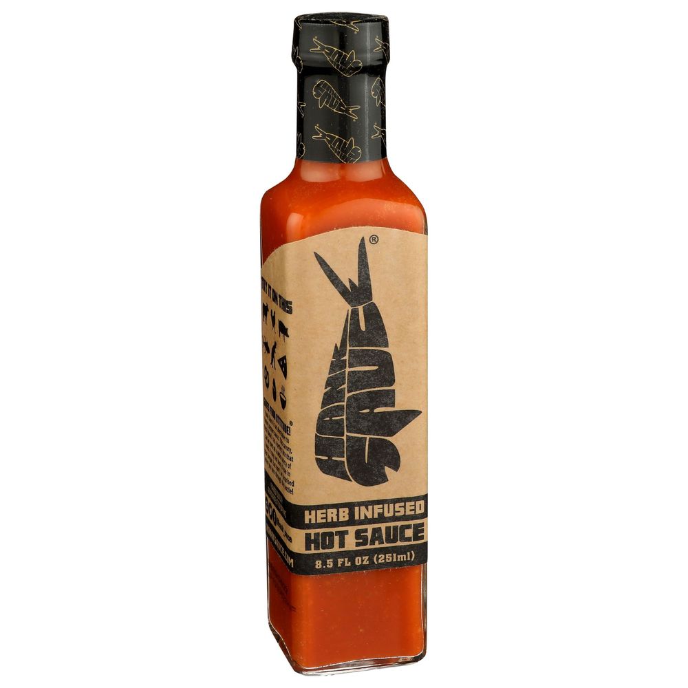 Hank Sauce Herb Infused Hot Sauce, 8.5 Fluid Ounce -- 6 Per Case