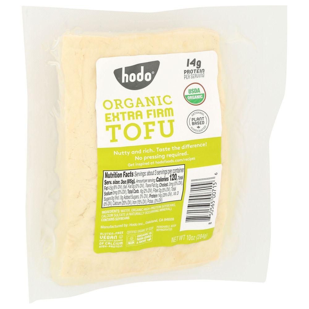 Hodo Organic Extra Firm Tofu, 10 Ounce -- 6 Per Case