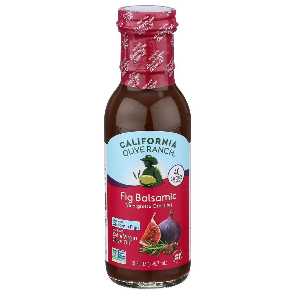 Balsamic Ranch California Olive Ranch Fig Balsamic Vinaigrette Dressing, 10 Fluid ...
