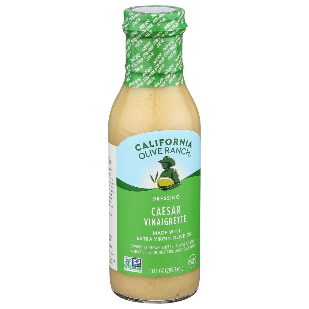 California Olive Ranch Caesar Vinaigrette Dressing, 10 Fluid Ounce -- 6 ...