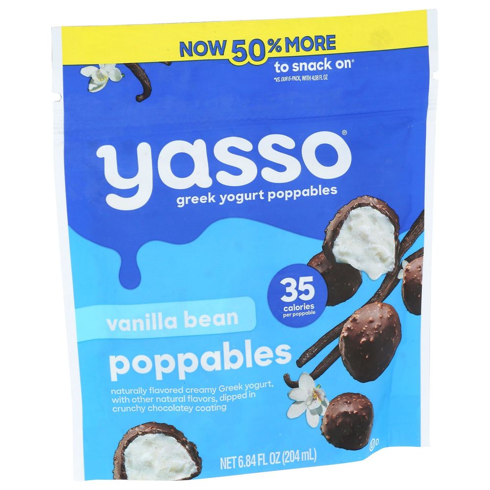Yasso Vanilla Bean Greek Yogurt Poppables, 6.84 Ounce -- 10 Per Case