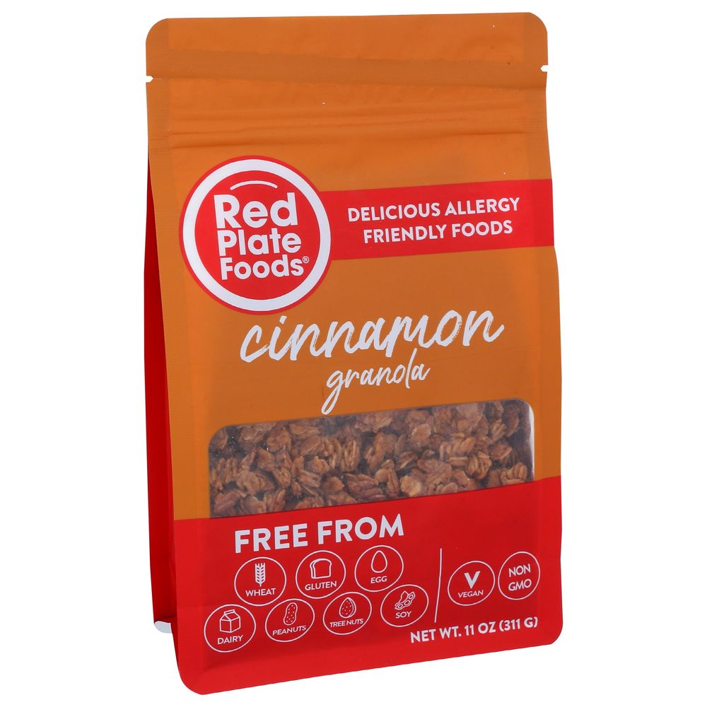 Red Plate Foods Gluten Free Cinnamon Granola, 11 Ounce -- 6 Per Case