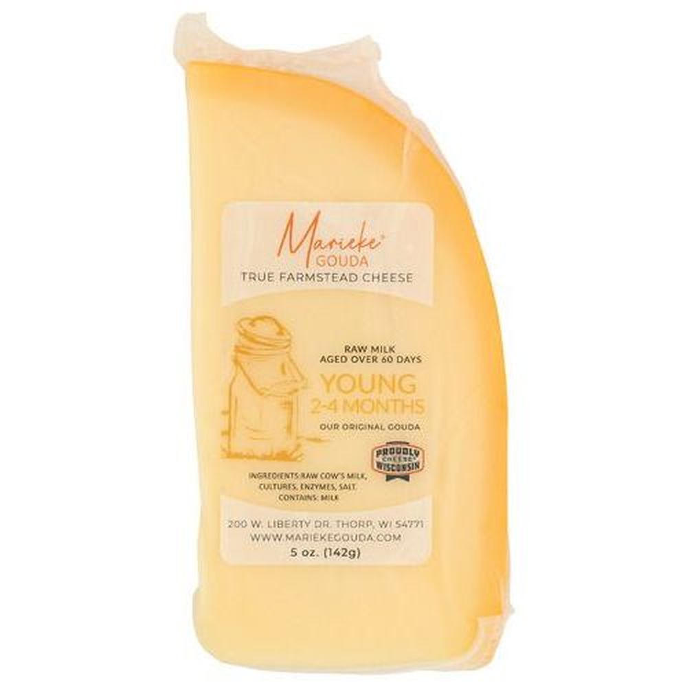Marieke Young 2-4 Month Gouda Cheese, 5 Ounce -- 12 Per Case