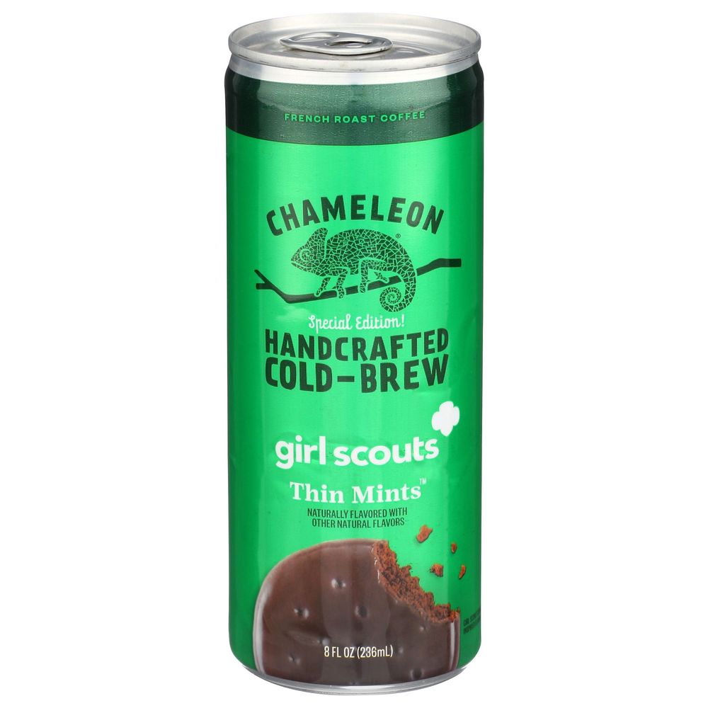 Chameleon Thin Mints Cold Brew Coffee, 8 Fluid Ounce -- 12 Per Case