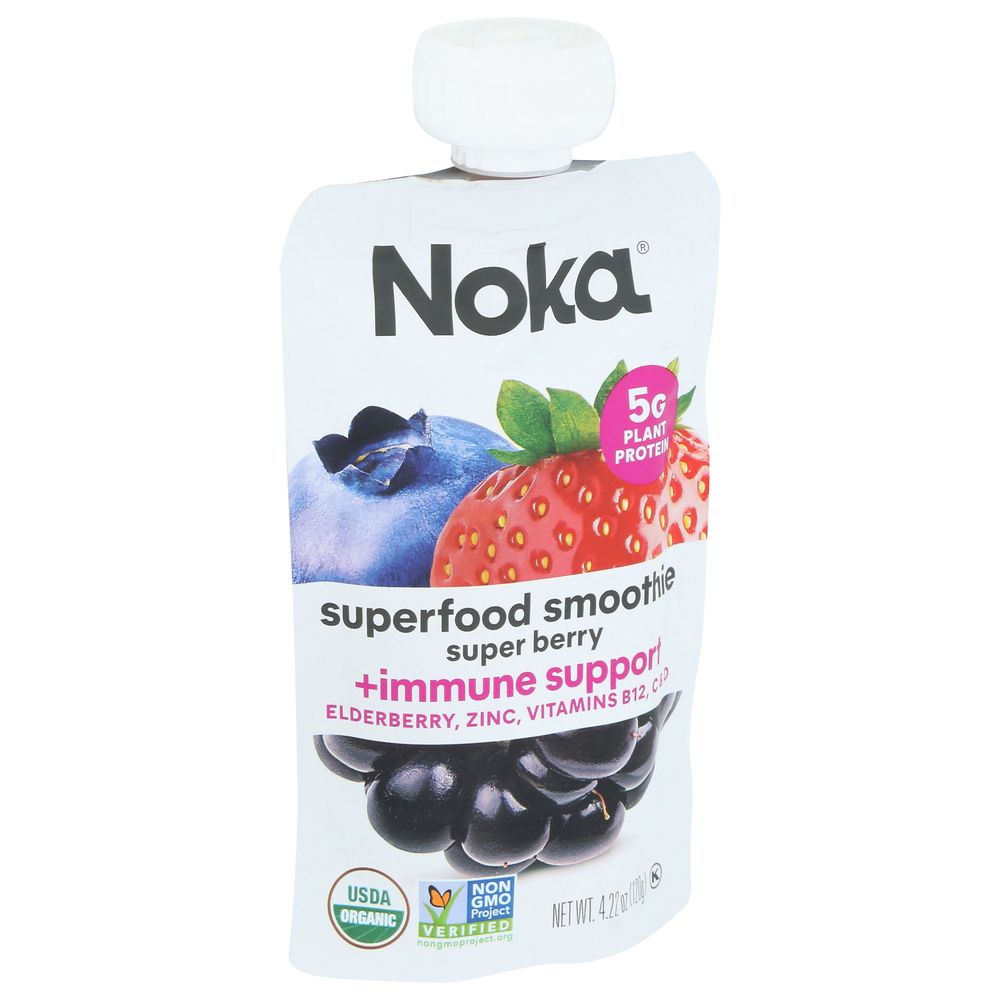 Noka Super Berry Smoothie, 4.22 Ounce -- 6 Per Case