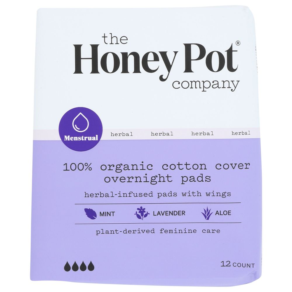 Overnight - Organic Long Pads with wings