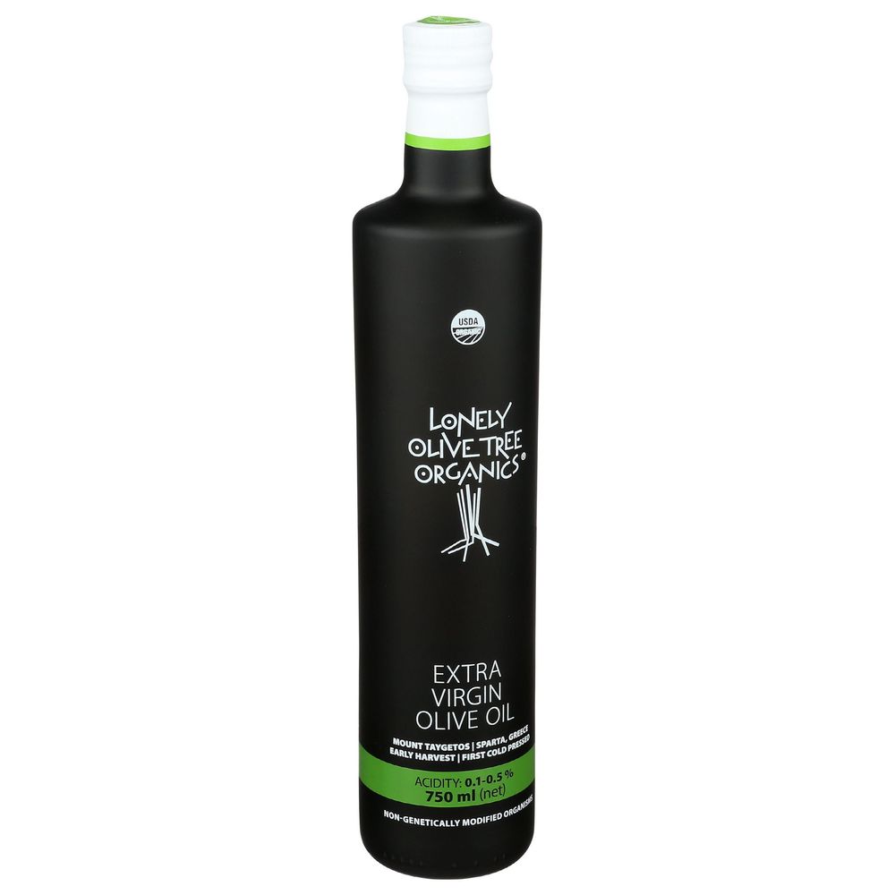 Lonely Olive Tree Organic Extra Virgin Olive Oil, 750 Ml -- 6 Per Case
