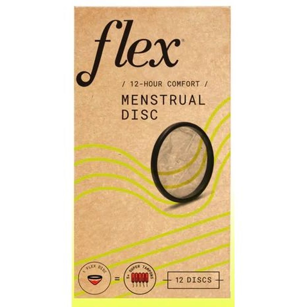 Flex Menstrual Discs, 12 Count