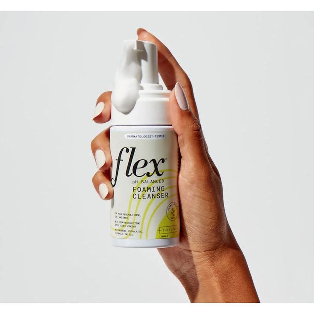 Flex Menstrual Cup Foaming Wash, 3.4 Ounce -- 3 Per Case
