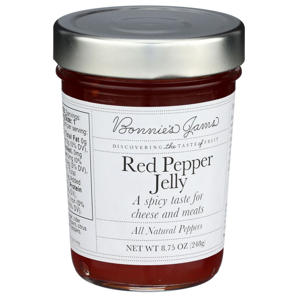 Bonnies Jams Red Pepper Jelly, 8.75 Ounce -- 6 Per Case