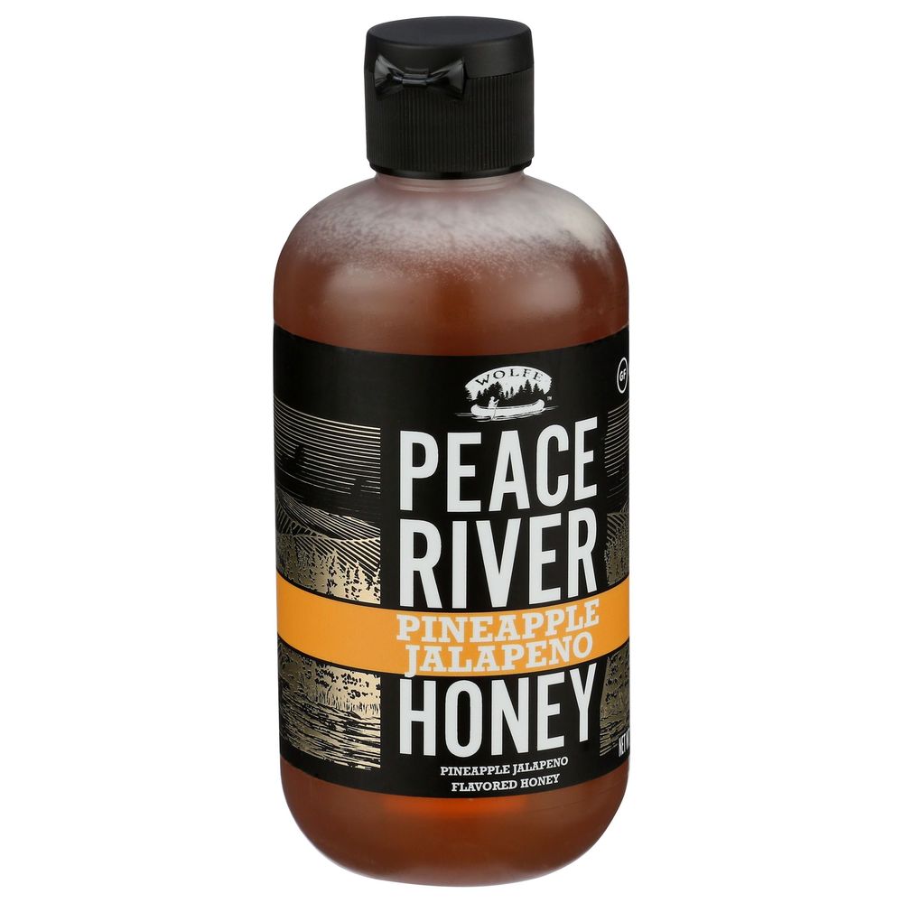Peace River Honey Pineapple Jalapeno Honey, 12 Ounce -- 6 Per Case