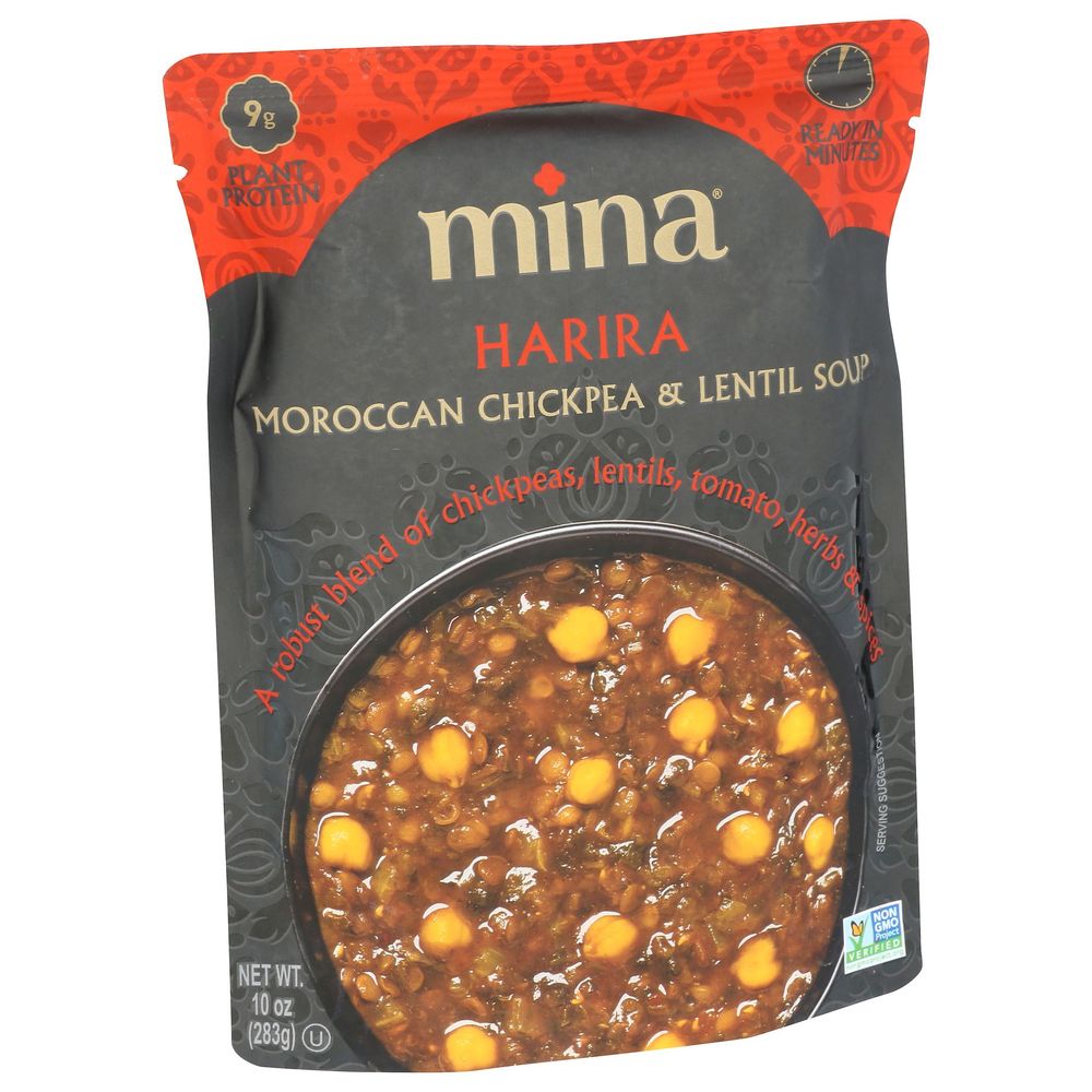 Mina Harira Moroccan Chickpea And Lentil Soup, 10 Ounce -- 6 Per Case
