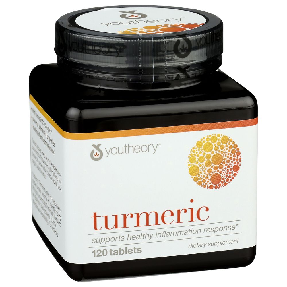 Youtheory Advanced Turmeric Tablets, 120 Count
