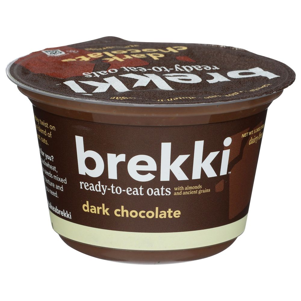 Brekki Overnight Oats With Dark Chocolate, 5.3 Ounce -- 8 Per Case