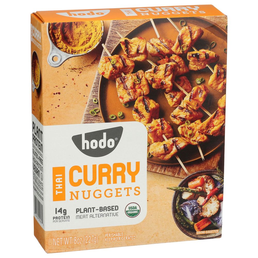 Hodo Organic Plant Based Thai Curry Nuggets, 8 Ounce -- 6 Per Case
