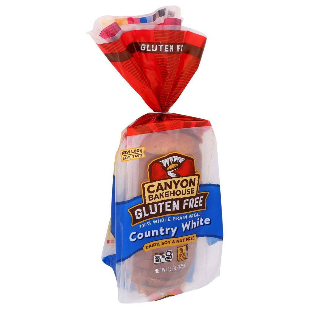 Canyon Bakehouse Gluten Free Country White Bread, 15 Ounce -- 6 Per Case