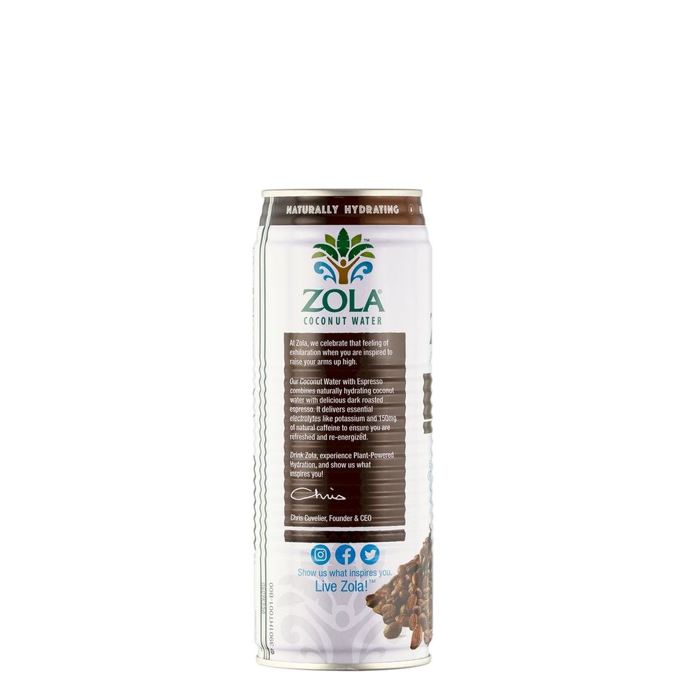 KALA エッセンシャルズ 100ml Zola Espresso Coconut Water, 17.5 Fluid Ounce -- 12 per case