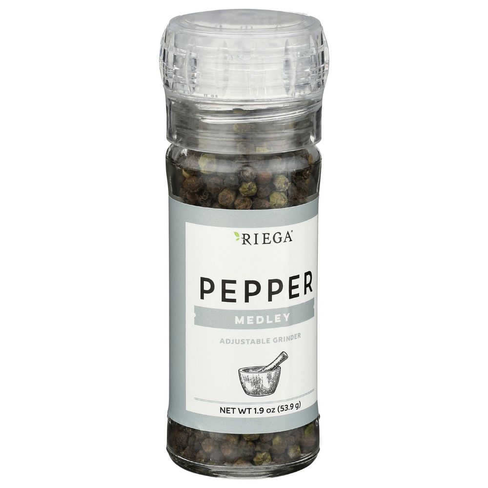 Riega Pepper Medley, 1.9 Ounce Grinder -- 8 Per Case