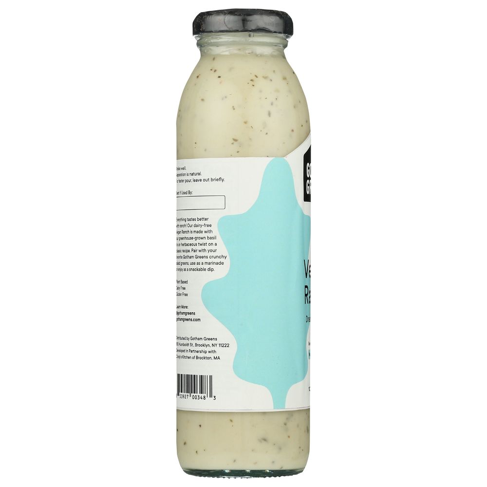 Gotham Greens Vegan Ranch Dressing And Dip, 10 Fluid Ounce -- 6 Per Case